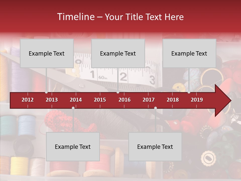 Sewing Supplies PowerPoint Template
