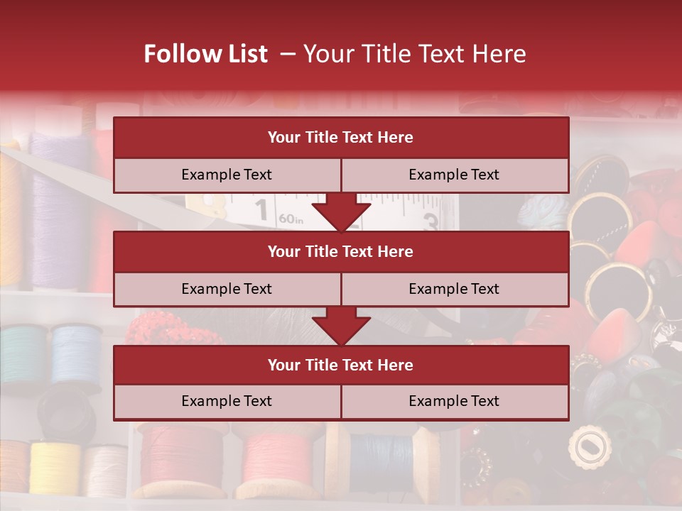 Sewing Supplies PowerPoint Template