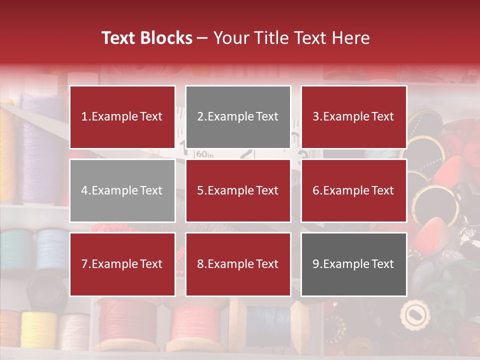 Sewing Supplies PowerPoint Template