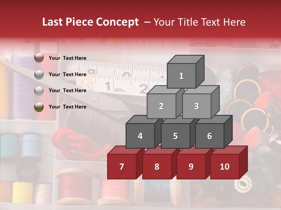 Sewing Supplies PowerPoint Template