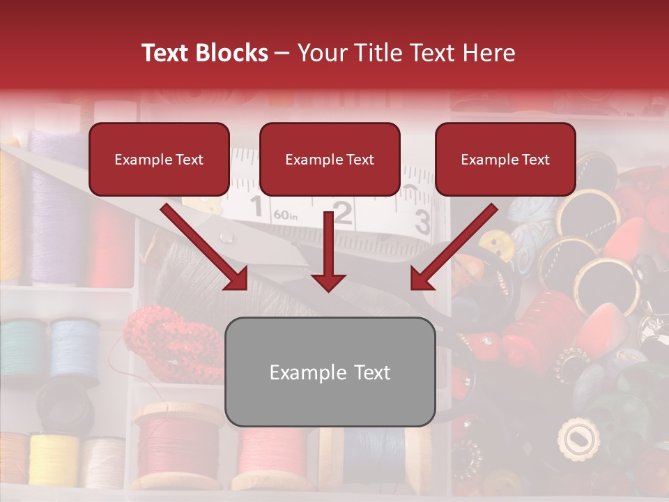 Sewing Supplies PowerPoint Template
