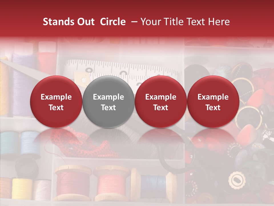 Sewing Supplies PowerPoint Template