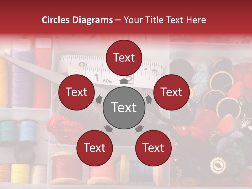 Sewing Supplies PowerPoint Template