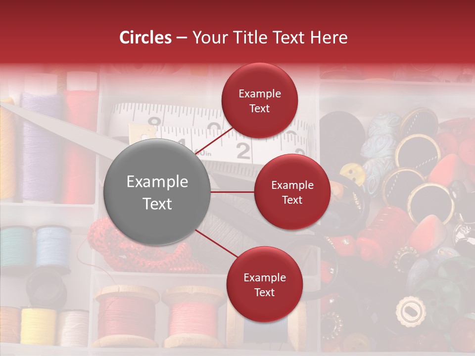 Sewing Supplies PowerPoint Template