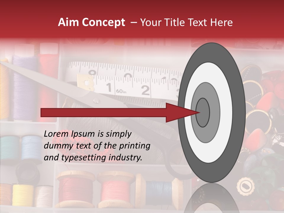Sewing Supplies PowerPoint Template