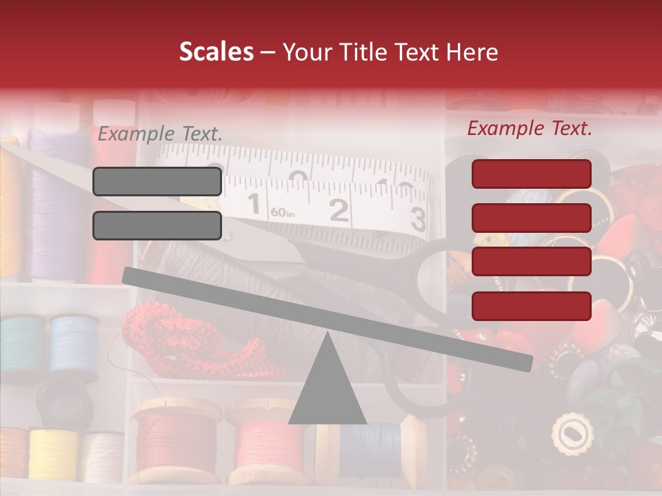 Sewing Supplies PowerPoint Template