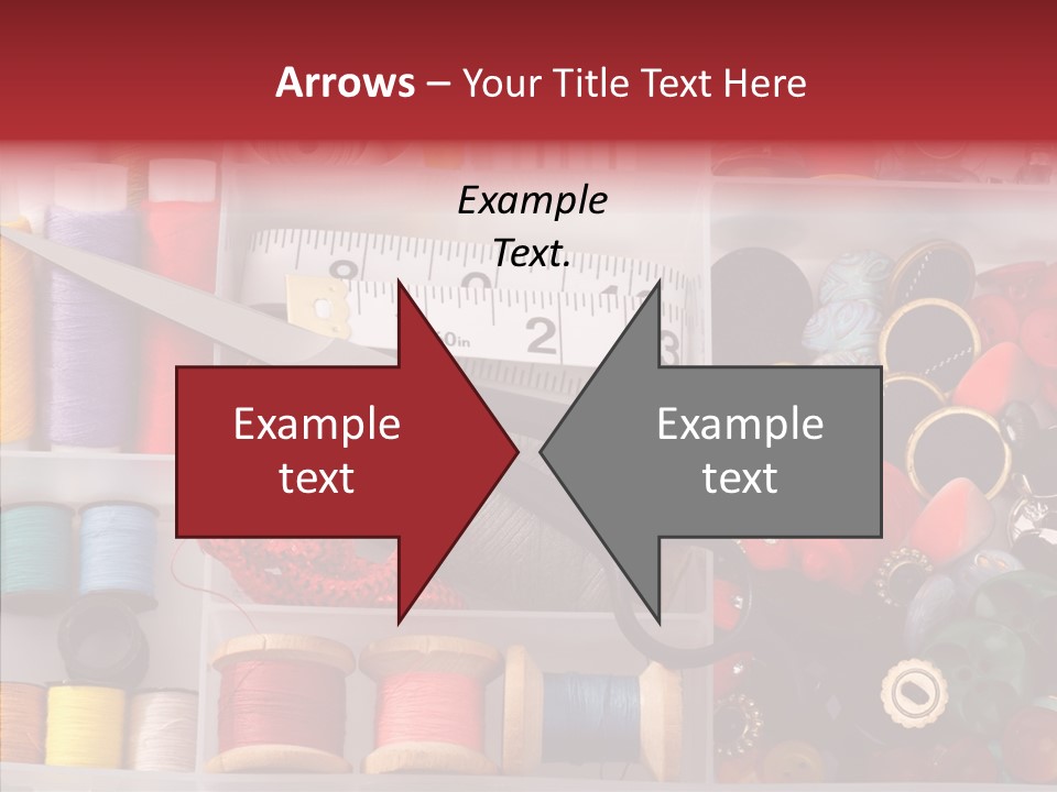 Sewing Supplies PowerPoint Template