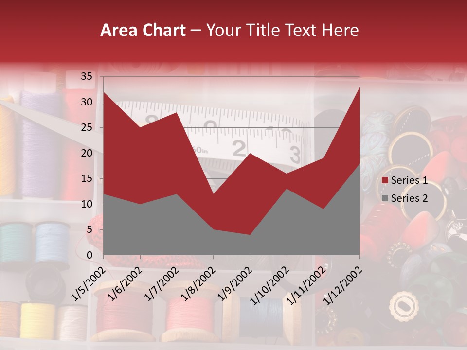 Sewing Supplies PowerPoint Template