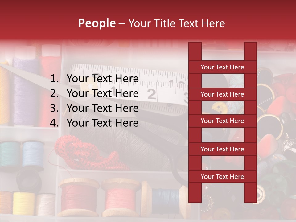Sewing Supplies PowerPoint Template