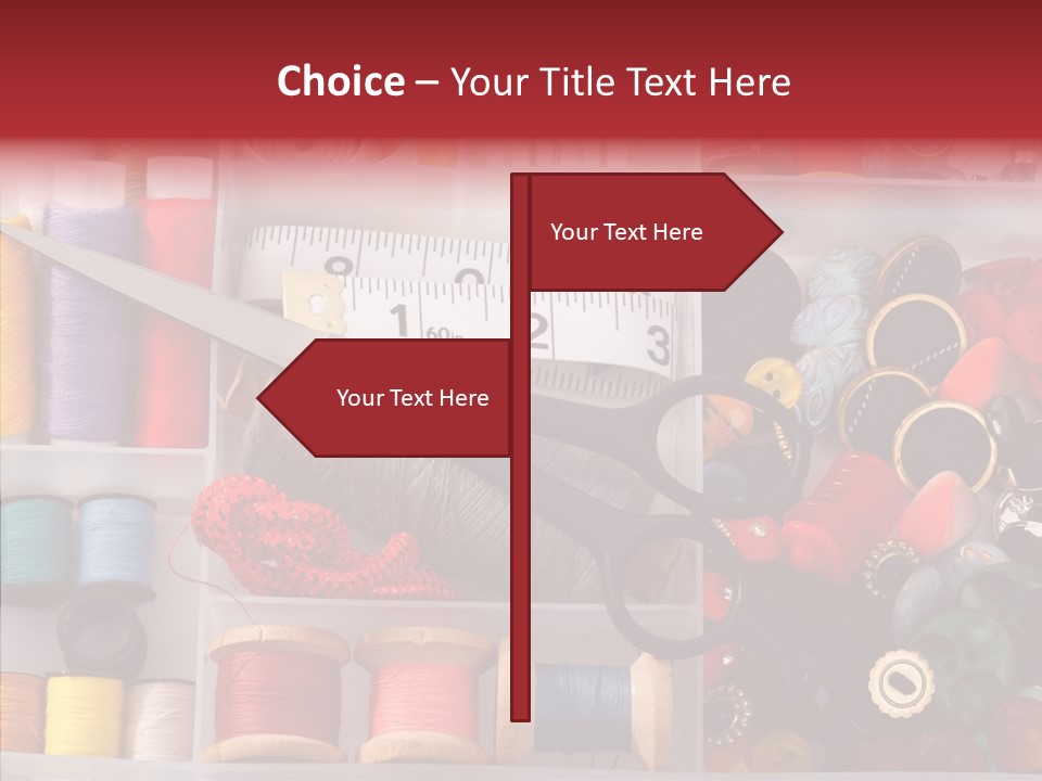 Sewing Supplies PowerPoint Template