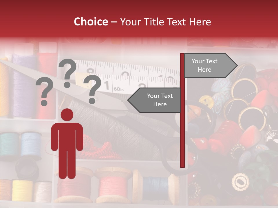 Sewing Supplies PowerPoint Template