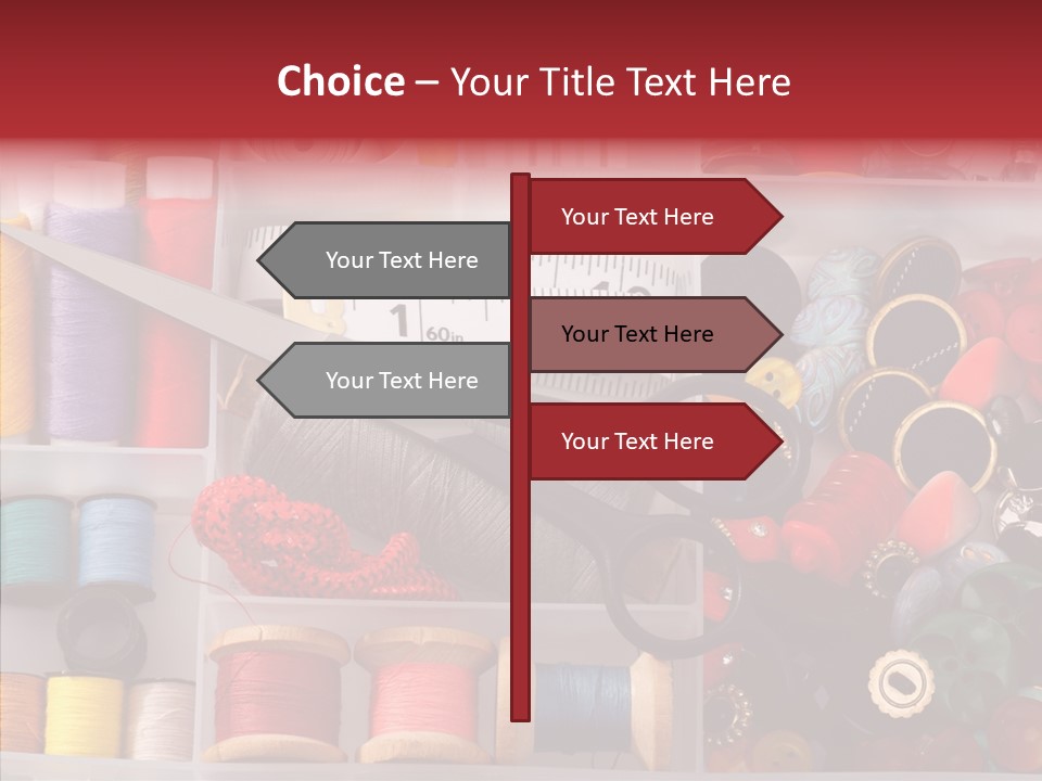 Sewing Supplies PowerPoint Template
