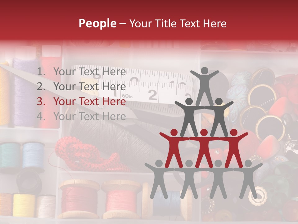 Sewing Supplies PowerPoint Template