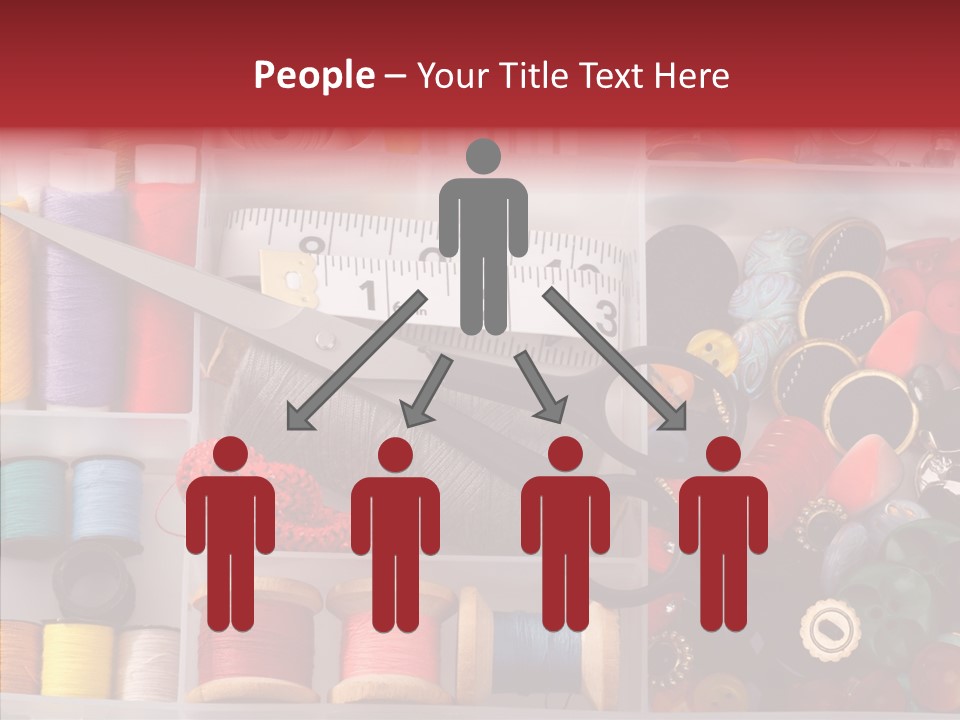 Sewing Supplies PowerPoint Template