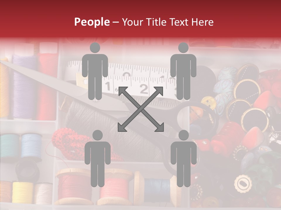 Sewing Supplies PowerPoint Template