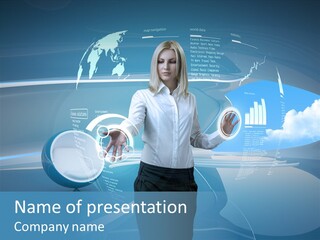 Futuristic Interface PowerPoint Template