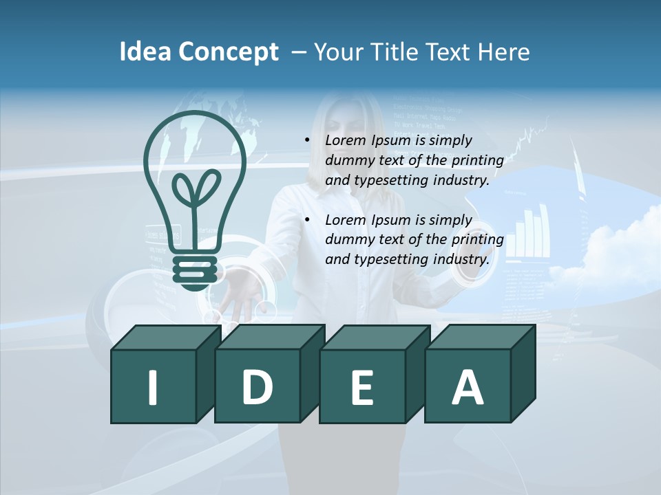 Futuristic Interface PowerPoint Template