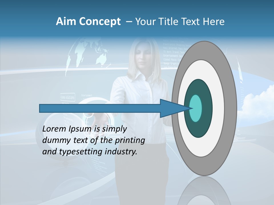 Futuristic Interface PowerPoint Template