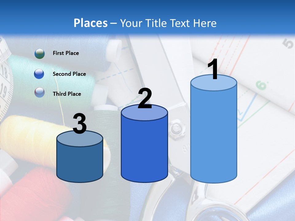 Pattern Sew Coil PowerPoint Template