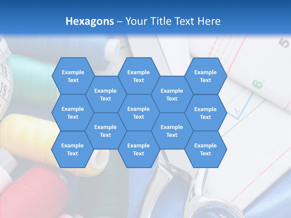 Pattern Sew Coil PowerPoint Template