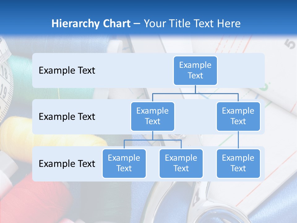 Pattern Sew Coil PowerPoint Template