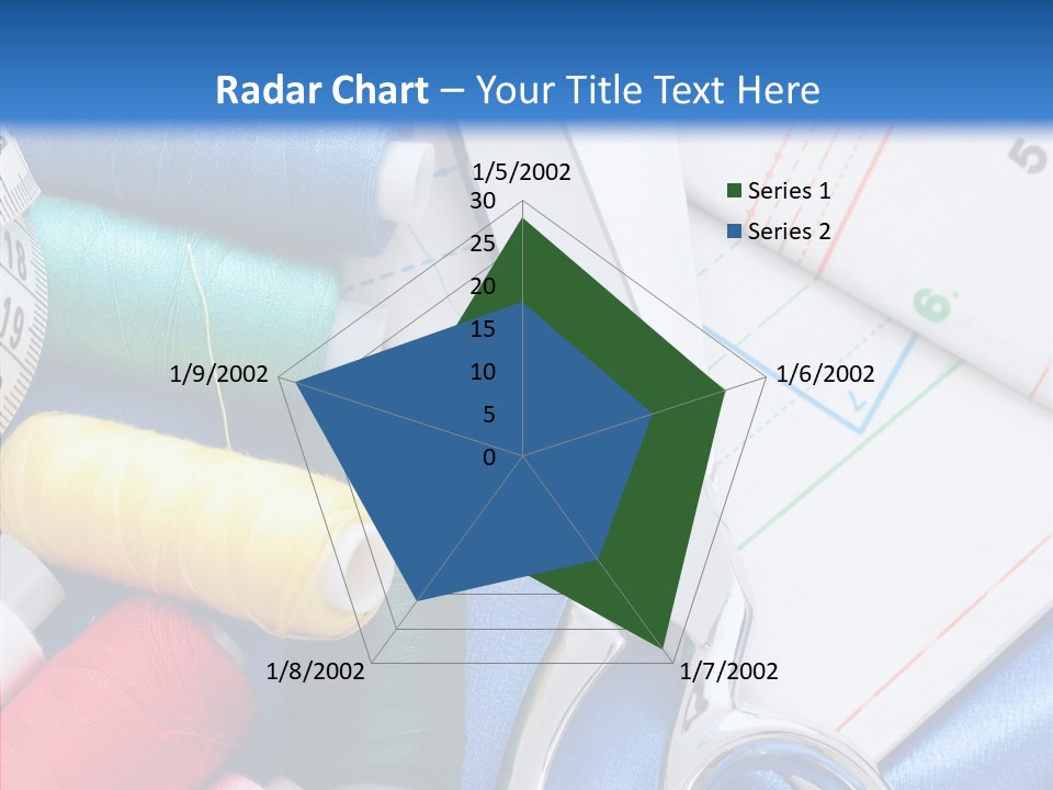 Pattern Sew Coil PowerPoint Template