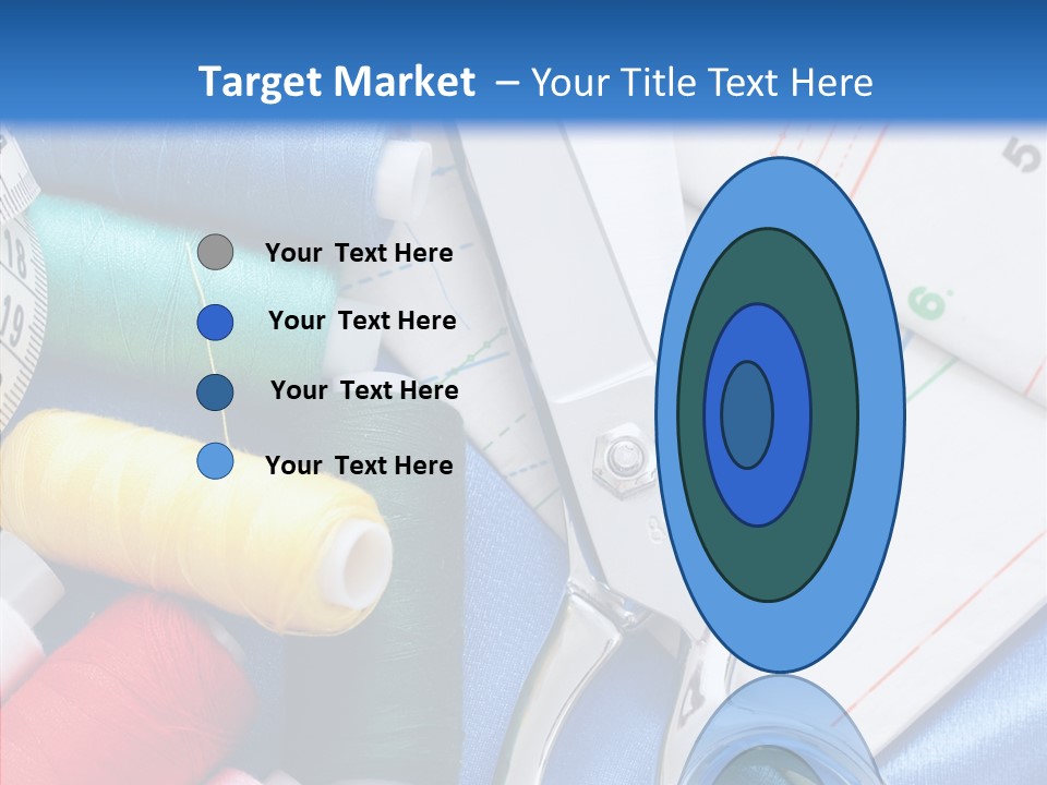 Pattern Sew Coil PowerPoint Template