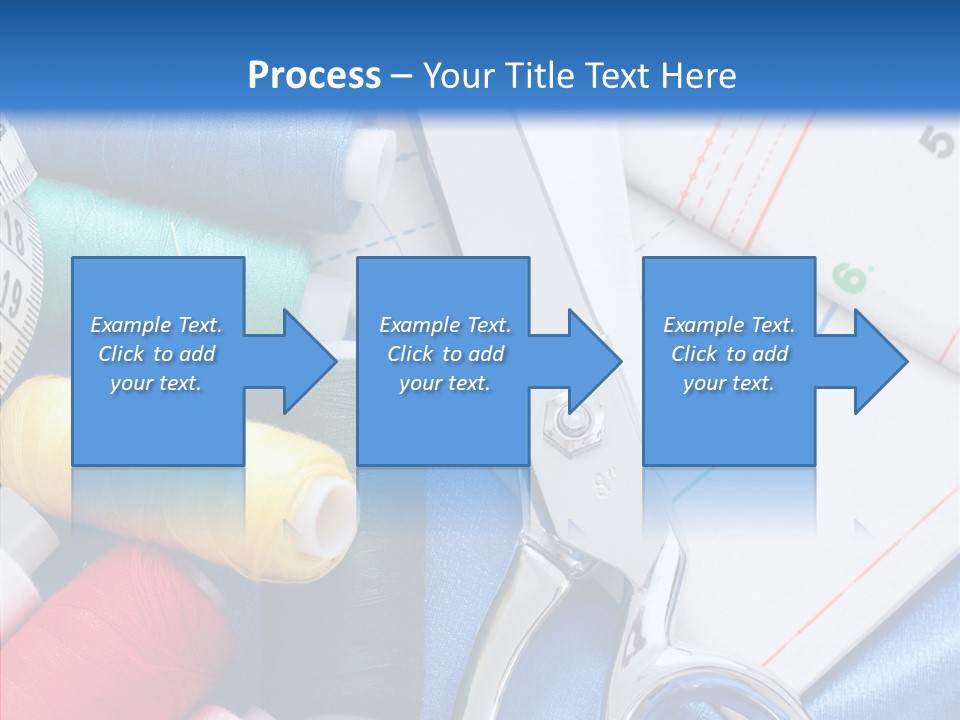 Pattern Sew Coil PowerPoint Template