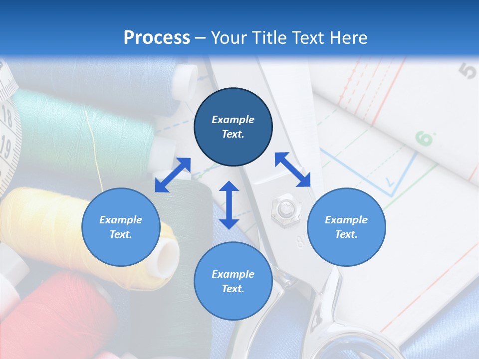 Pattern Sew Coil PowerPoint Template