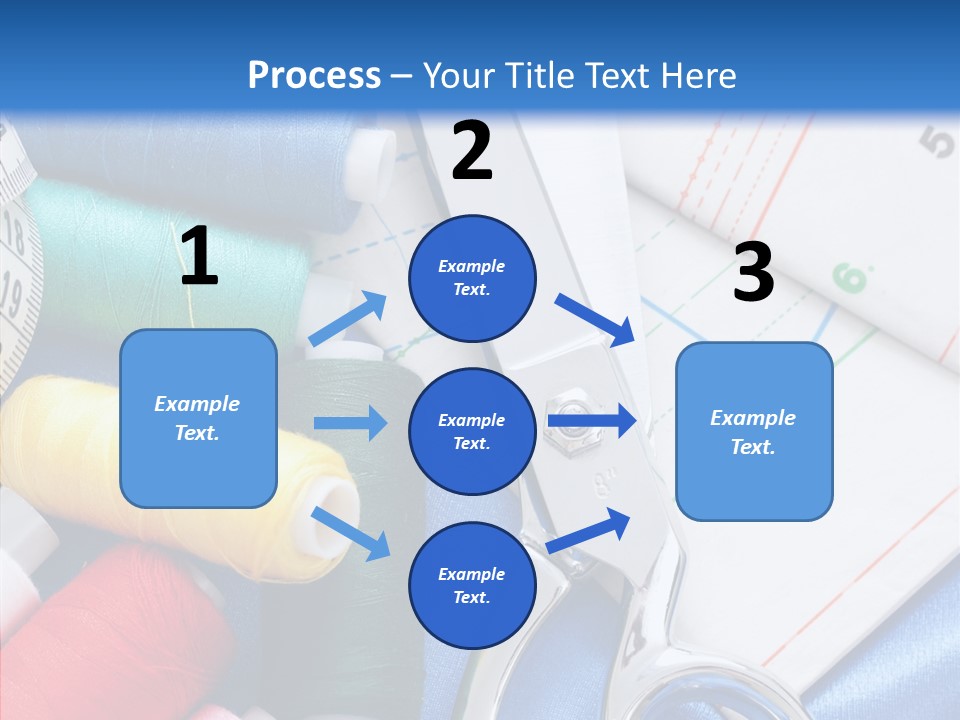 Pattern Sew Coil PowerPoint Template
