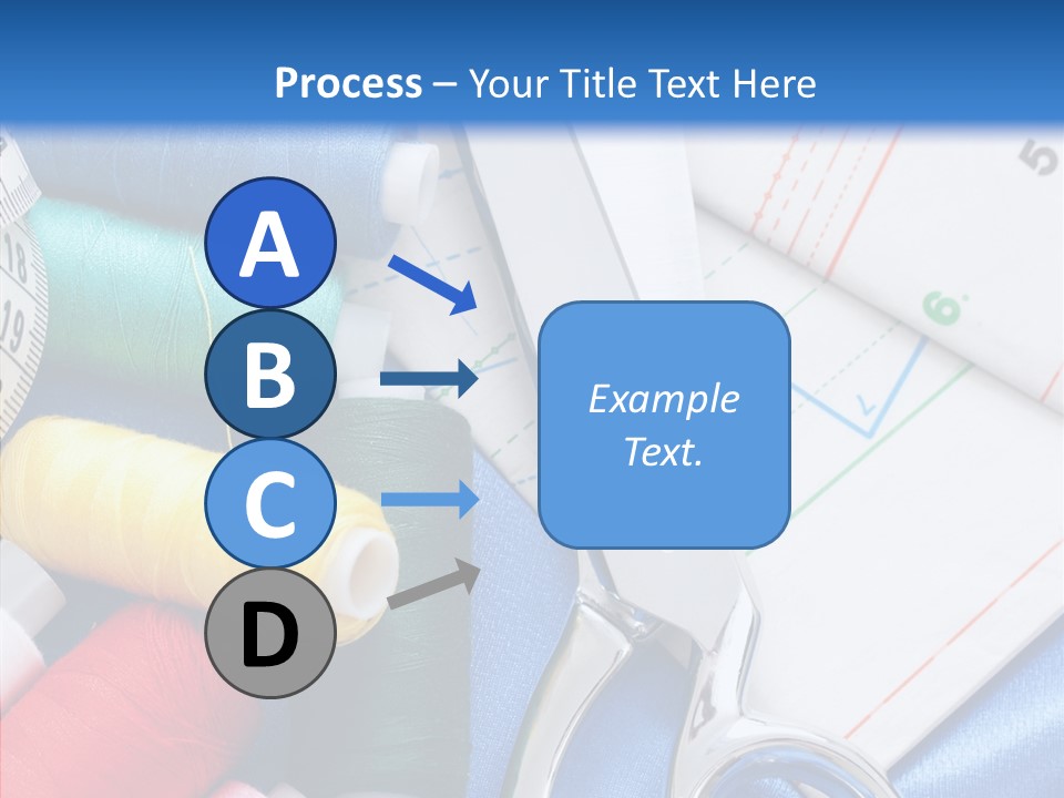 Pattern Sew Coil PowerPoint Template