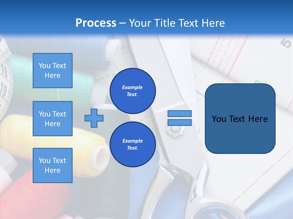 Pattern Sew Coil PowerPoint Template