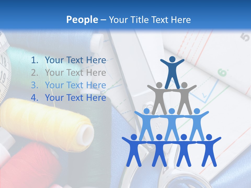 Pattern Sew Coil PowerPoint Template