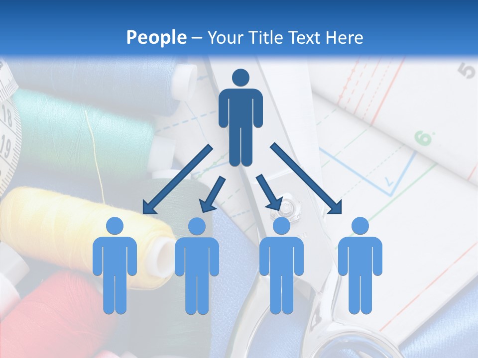 Pattern Sew Coil PowerPoint Template