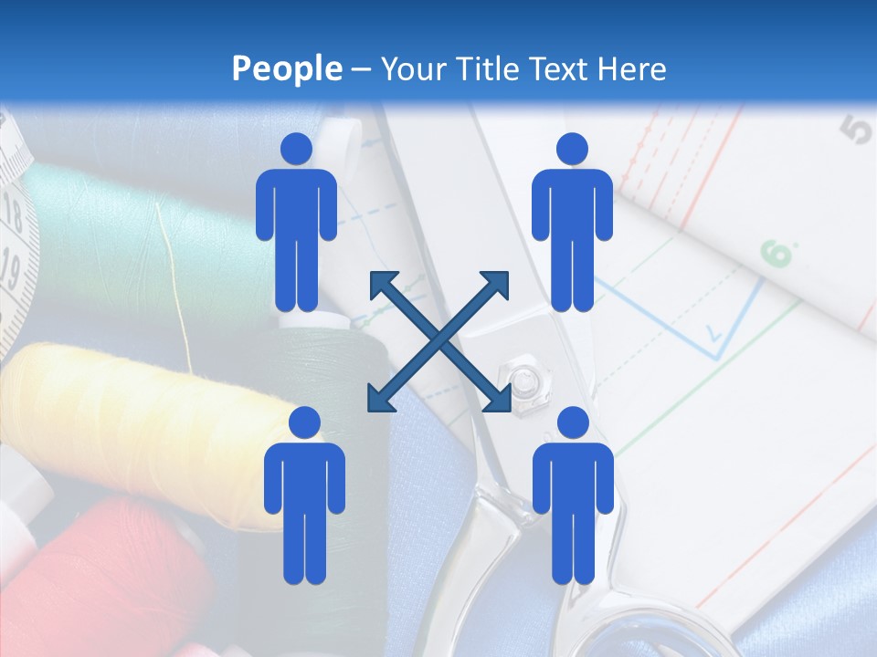 Pattern Sew Coil PowerPoint Template