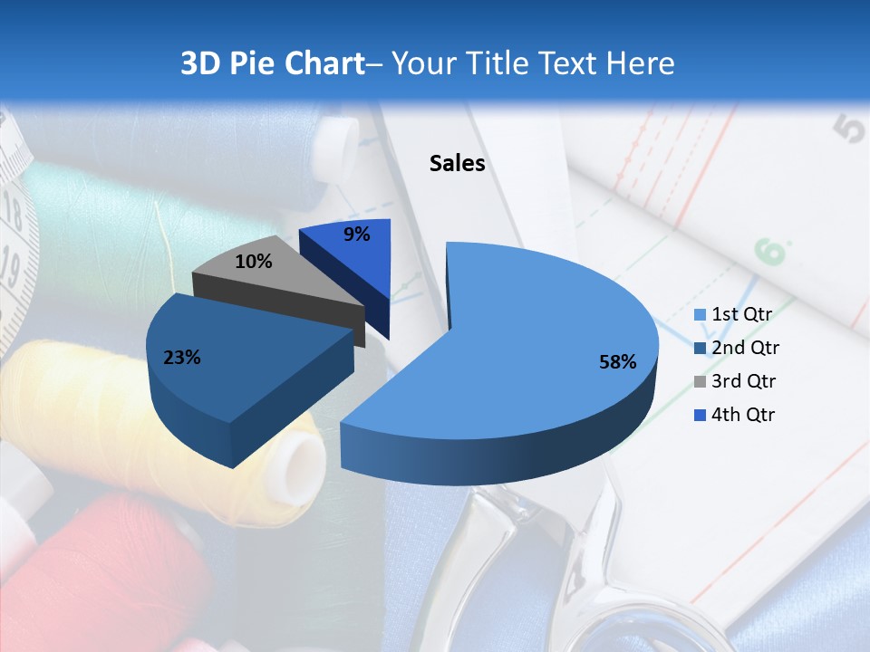 Pattern Sew Coil PowerPoint Template