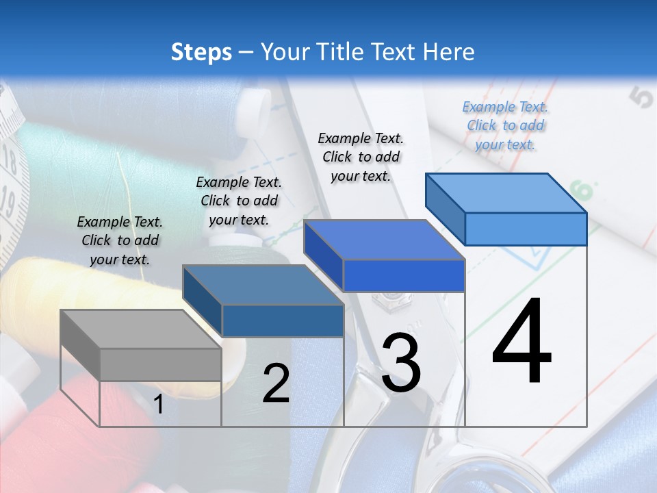 Pattern Sew Coil PowerPoint Template