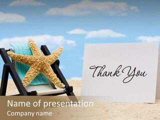 Cute Thank You PowerPoint Template