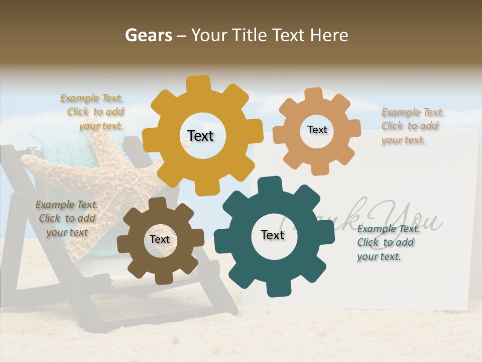 Cute Thank You PowerPoint Template