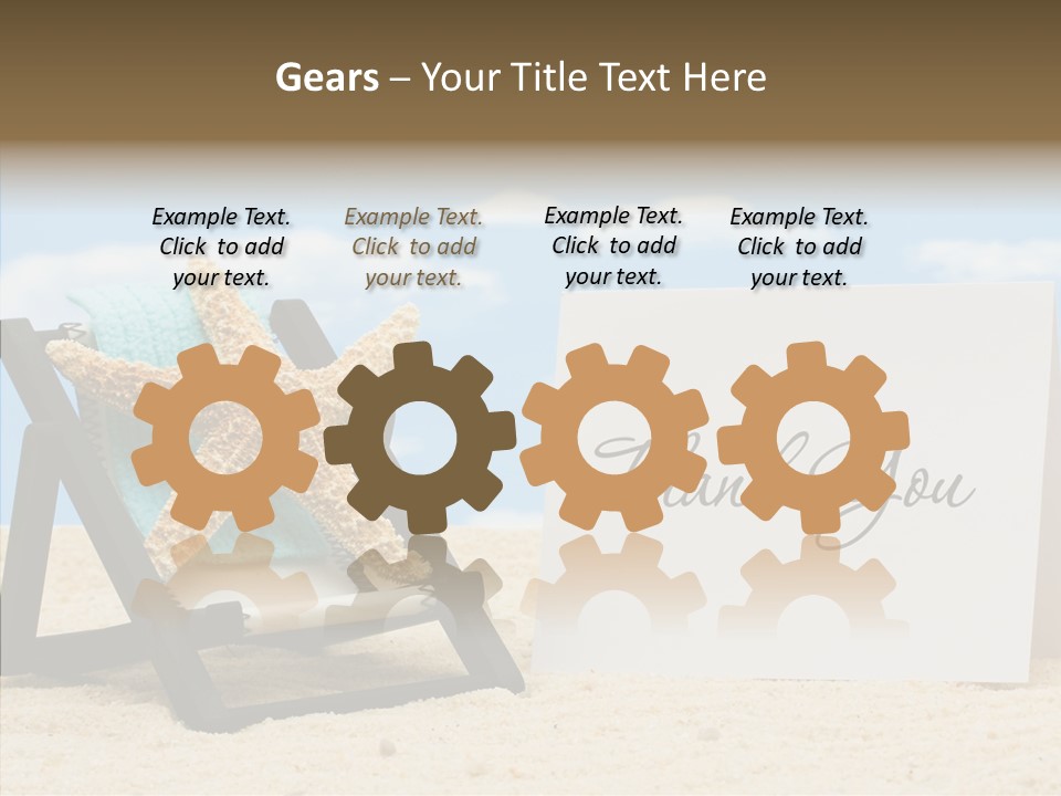 Cute Thank You PowerPoint Template