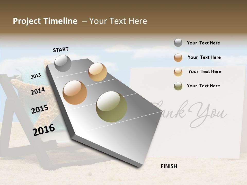Cute Thank You PowerPoint Template