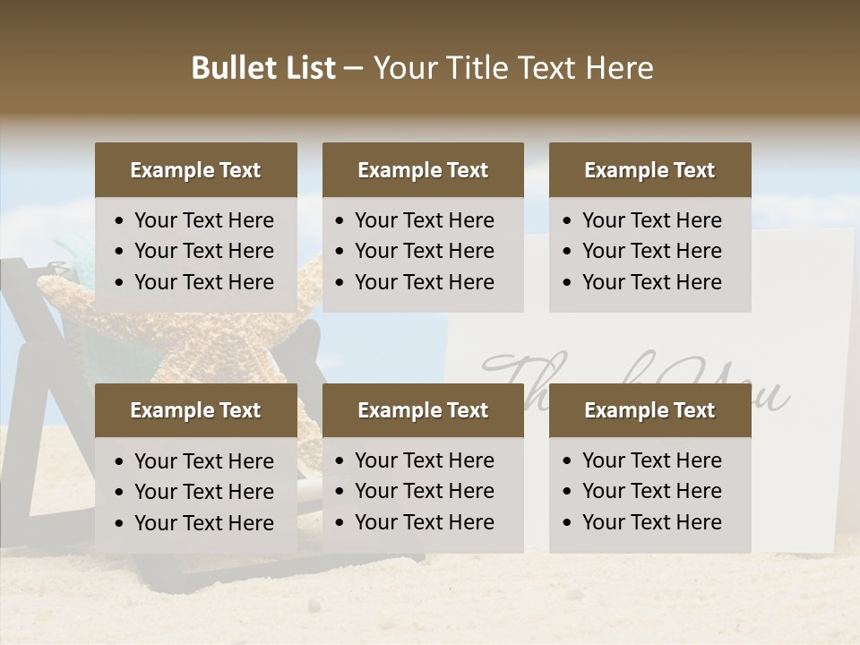 Cute Thank You PowerPoint Template