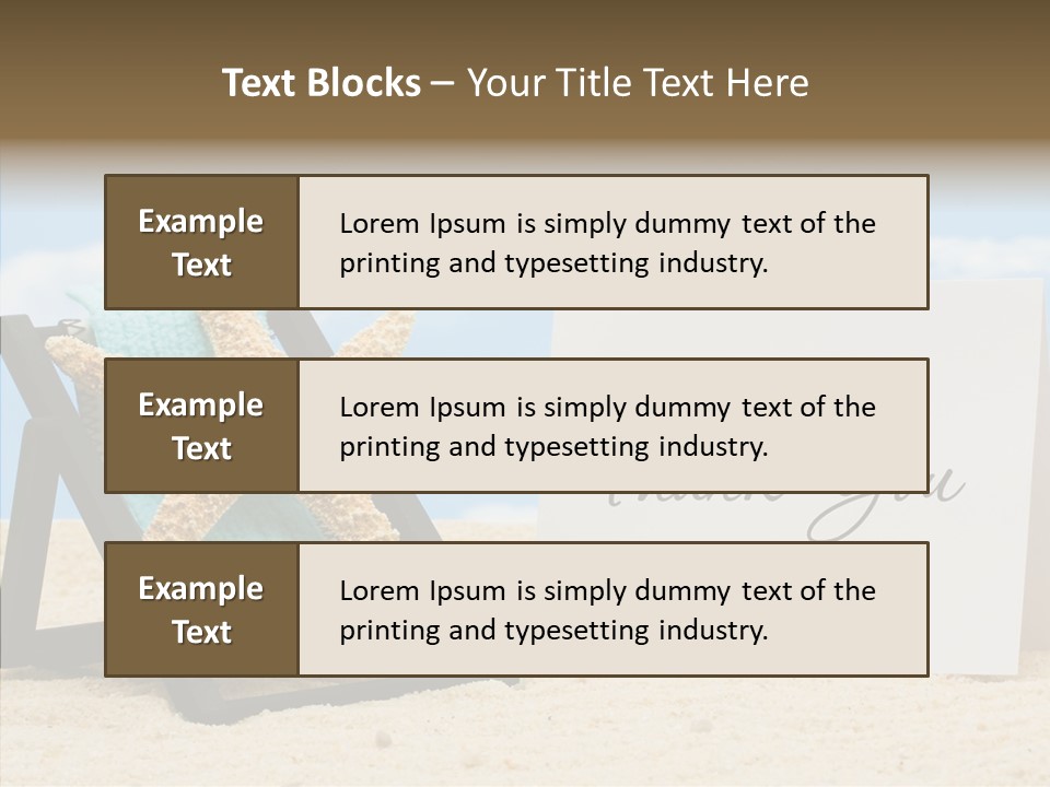 Cute Thank You PowerPoint Template