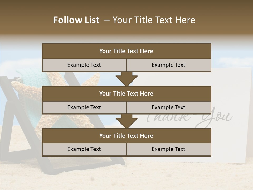Cute Thank You PowerPoint Template