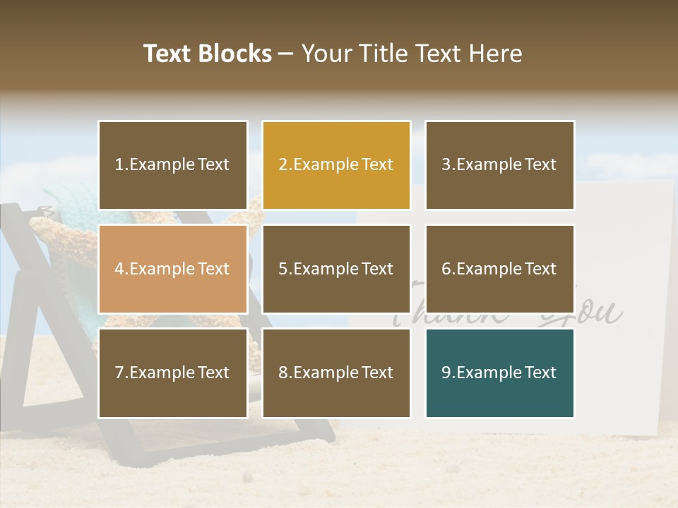 Cute Thank You PowerPoint Template