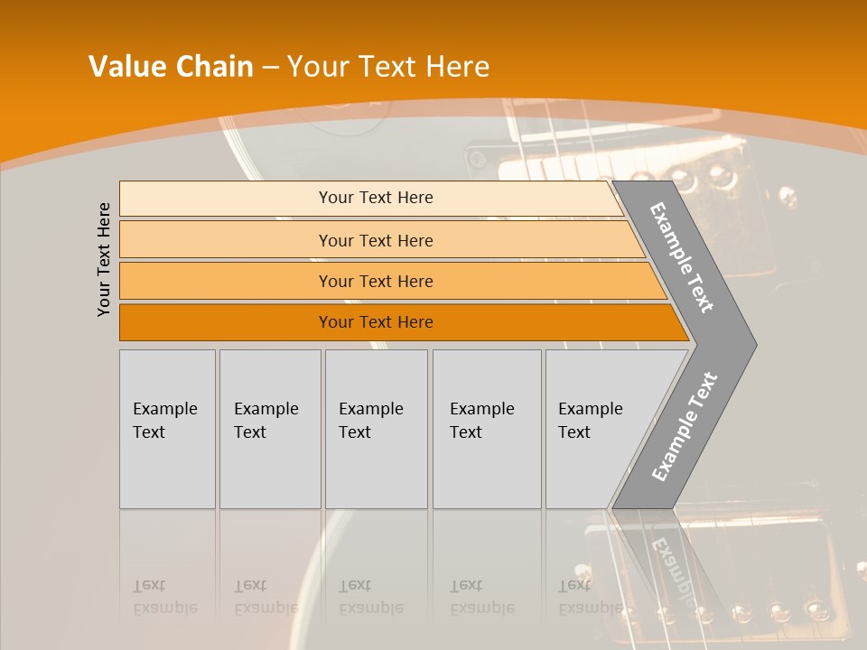 Rock Guitar Black PowerPoint Template
