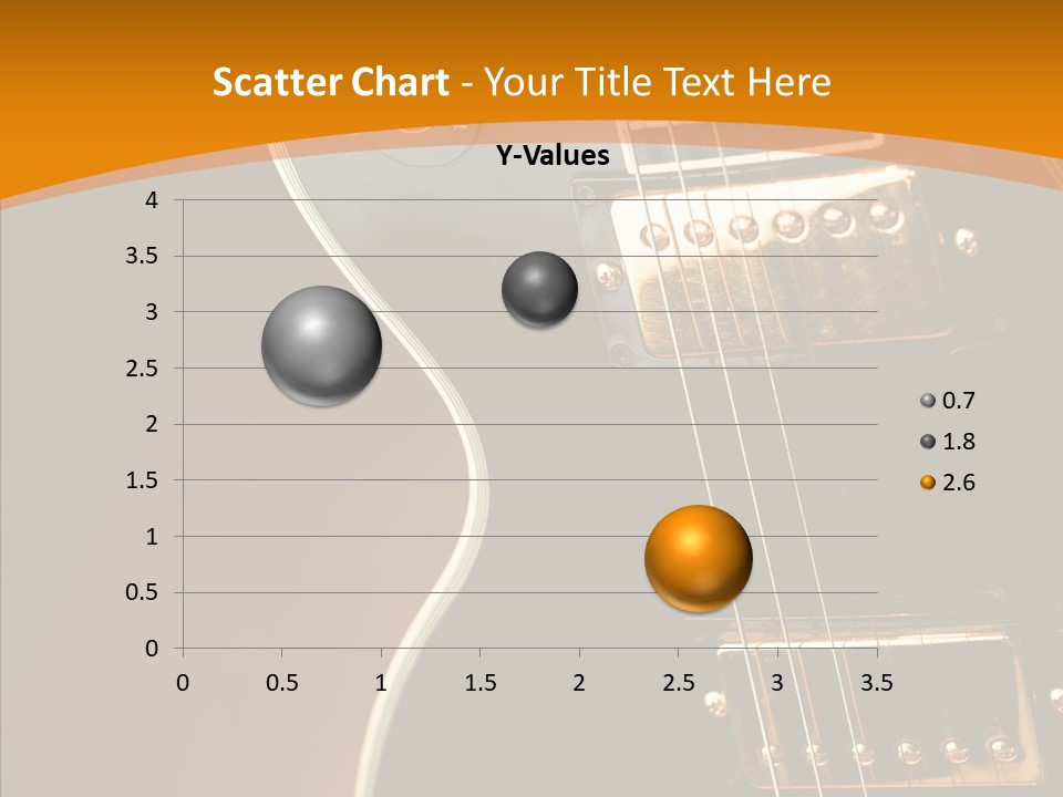 Rock Guitar Black PowerPoint Template