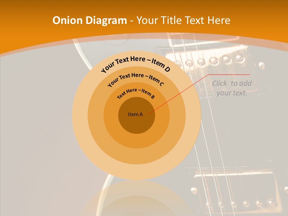 Rock Guitar Black PowerPoint Template