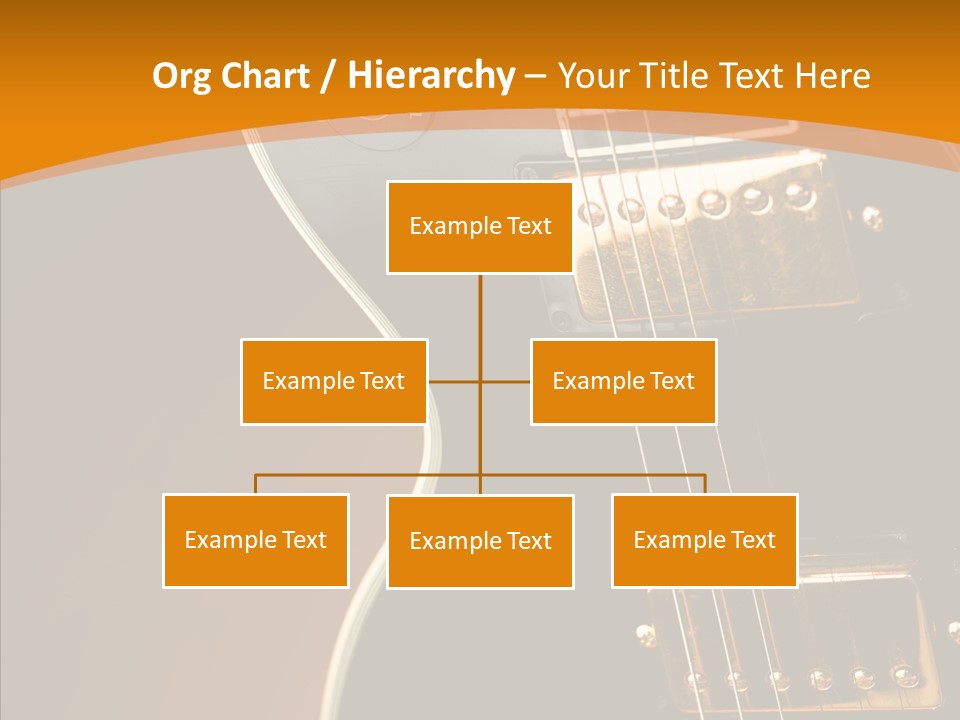 Rock Guitar Black PowerPoint Template