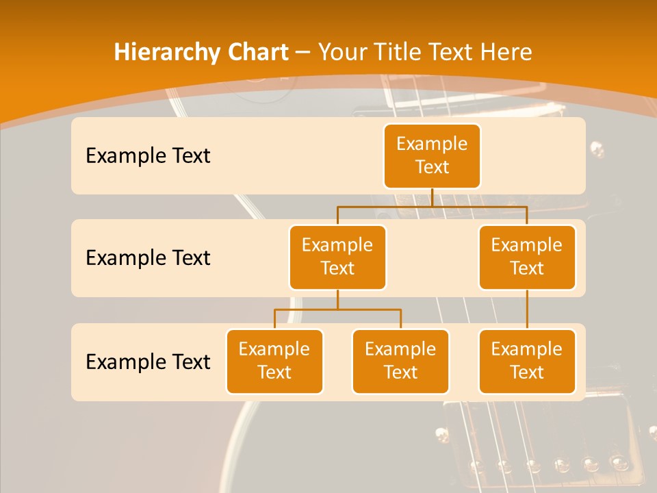Rock Guitar Black PowerPoint Template